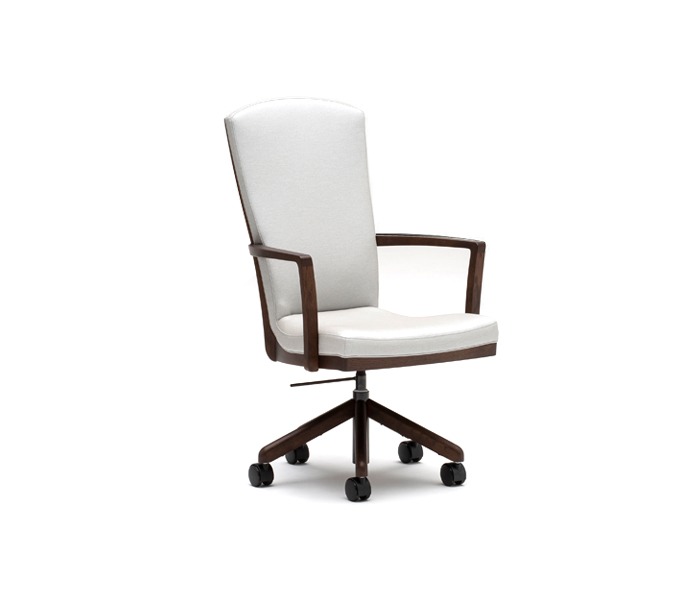 가리모쿠 CT78 : 다이닝 암체어(승강,회전식_바퀴형) / KARIMOKU CT78 : dining arm chair(elevating and rotating, Wheel type)